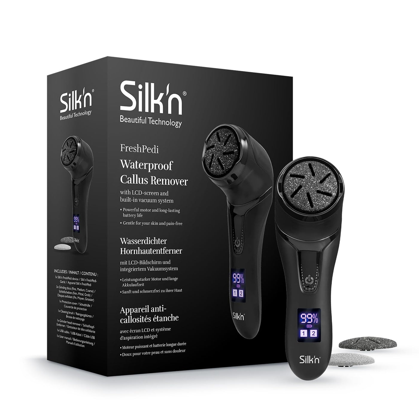 Aparat za negu pete Silk'n FreshPedi Matte Black