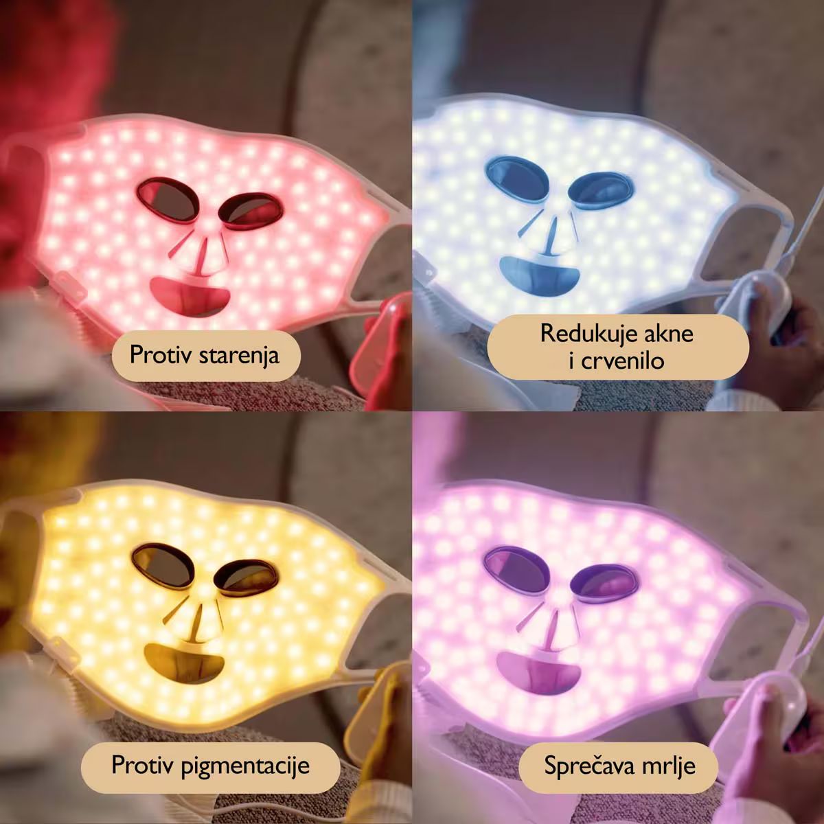 Led maska za negu kože lica Silk’n LED Face Mask 100