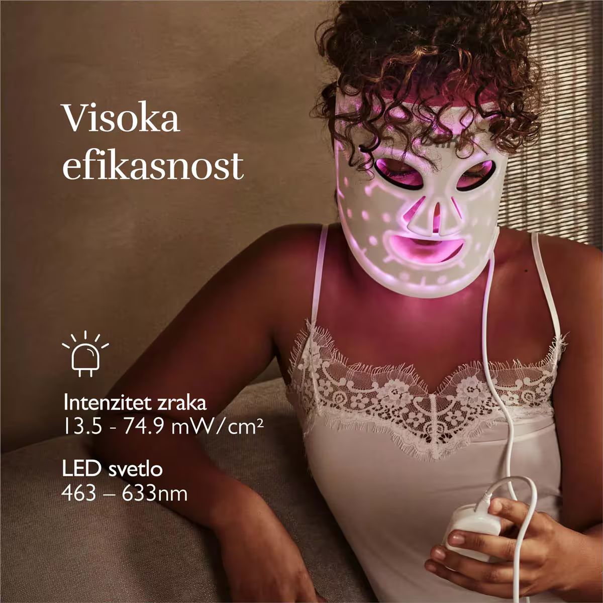 Led maska za negu kože lica Silk’n LED Face Mask 100